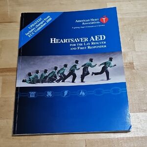 3 for $10 ⚕️ AHA Heartsaver AED 2000 Guidelines CPR Lay Rescuer Training Manual